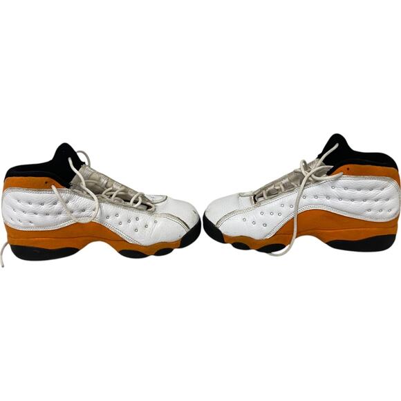 Air Jordan 13 Retro Starfish Sneakers Unisex Kids Size 6Y White Leather Upper